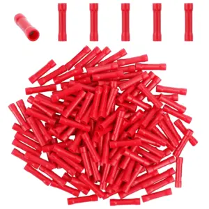 150-Pack Fully Insulated PVC Butt Connectors Set 8 S7bab7fccbbb94095b7a1738adefd9844p