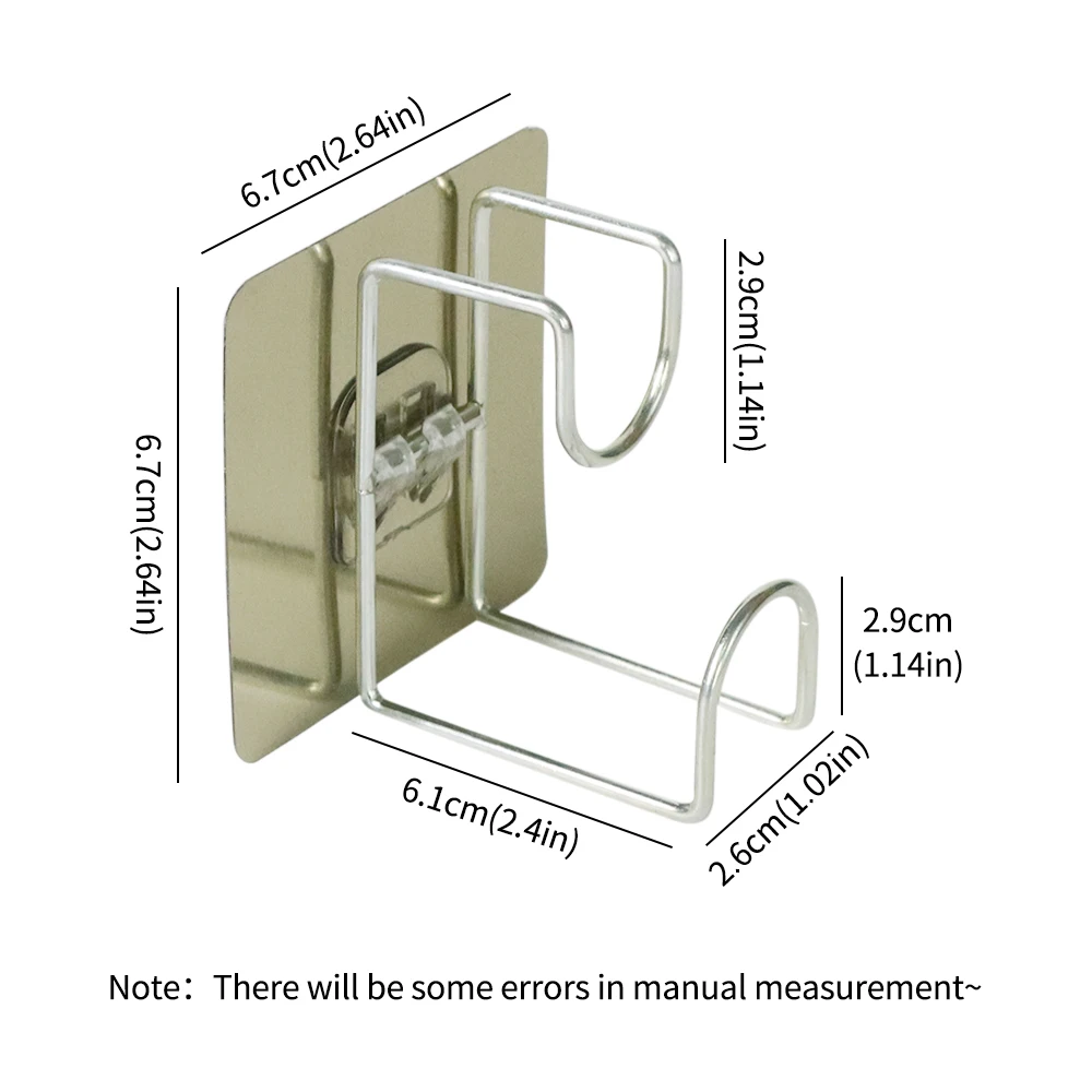 Stainless Steel Wash Basin Hooks Set 6 Stainless Steel Wash Basin Hooks Set - Image 6