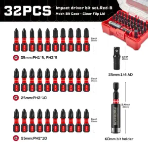 Impact Screwdriver Bits Set with Magnetic Holder 17 S7bce8eb4212a4759a88c05e5e3cf3c78b