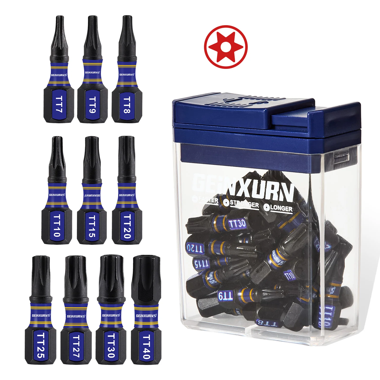 Impact Security Torx Bit Set for Professionals 1 Impact Security Torx Bit Set for Professionals