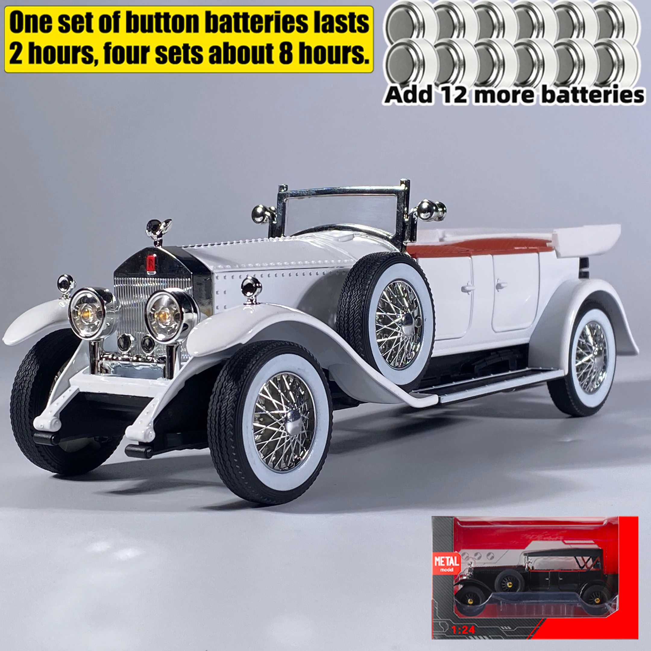 1925 Rolls Royce Phantom I 1:24 Diecast Model 10 1925 Rolls Royce Phantom I 1:24 Diecast Model - Image 10