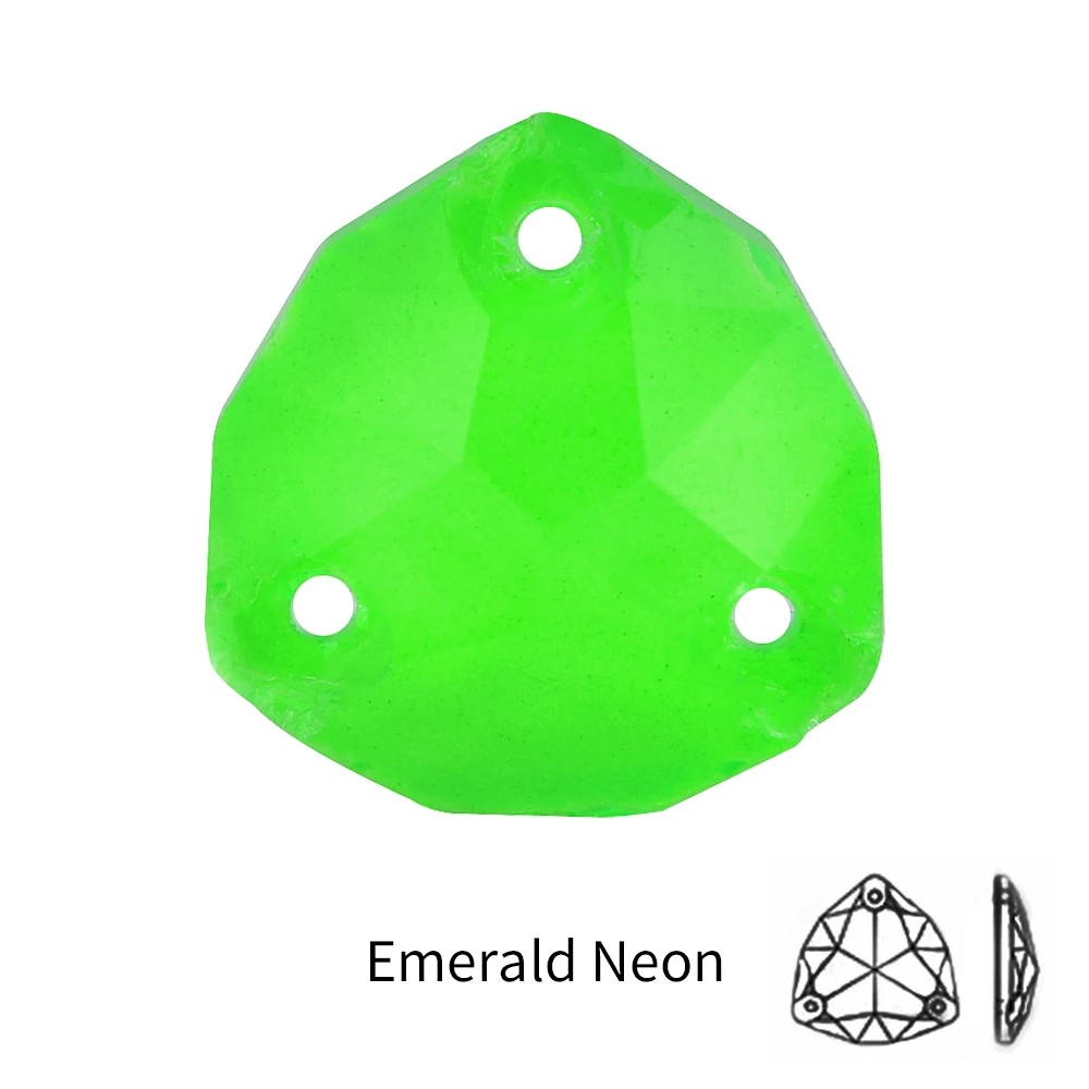 Neon Glass Rhinestones 12mm Set of 36 9 Neon Glass Rhinestones 12mm Set of 36 - Image 9