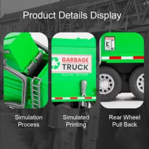 1:32 Scale Garbage Collection Truck Model 12 S7c3944c6397f4242bf510e7f048cd6e1R