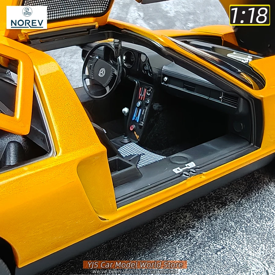 Mercedes-Benz C111/II 1/18 Diecast Model Yellow 6 Mercedes-Benz C111/II 1/18 Diecast Model Yellow - Image 6