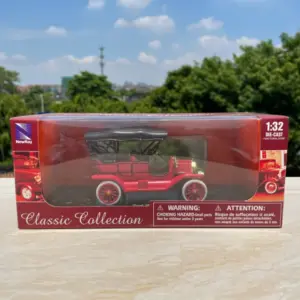 Vintage Red 1:32 Alloy Car Model for Collectors 13 S7c98765bb6e345f898ddcad950f3f49bC
