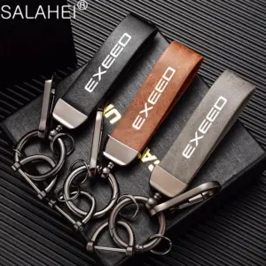 Vintage Leather Emblem Keychain for Cars 7 S7ca57889da1949bcafa8e2e83bee31acr