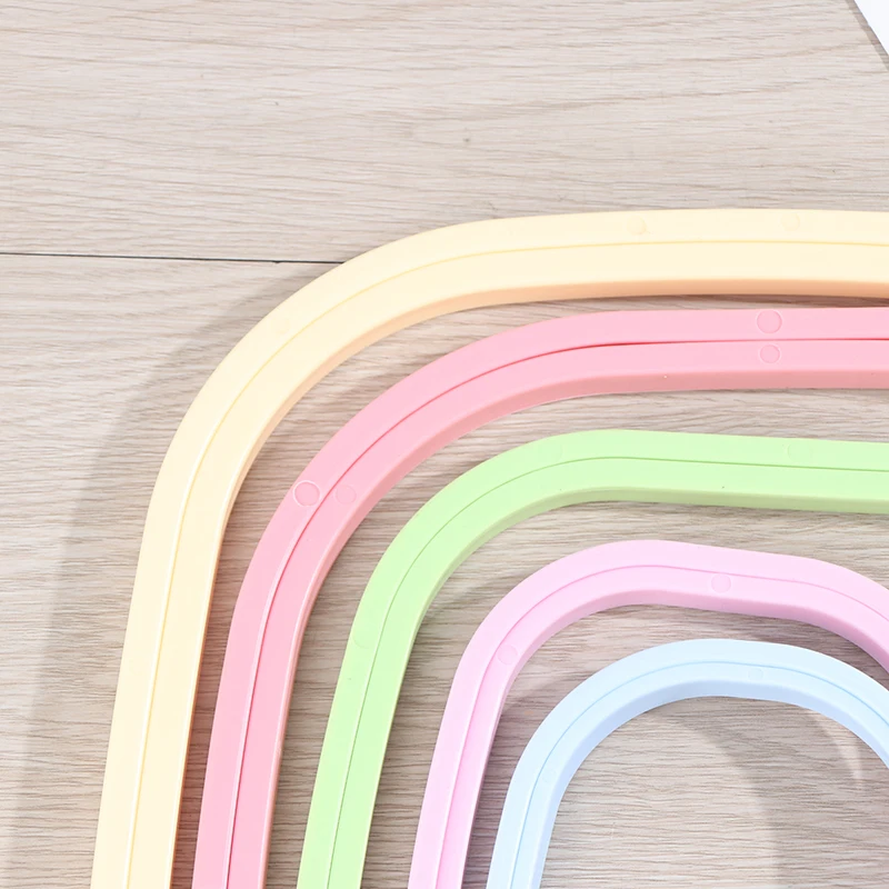 Colorful Modern Plastic Embroidery Hoops Set 3 Colorful Modern Plastic Embroidery Hoops Set - Image 3