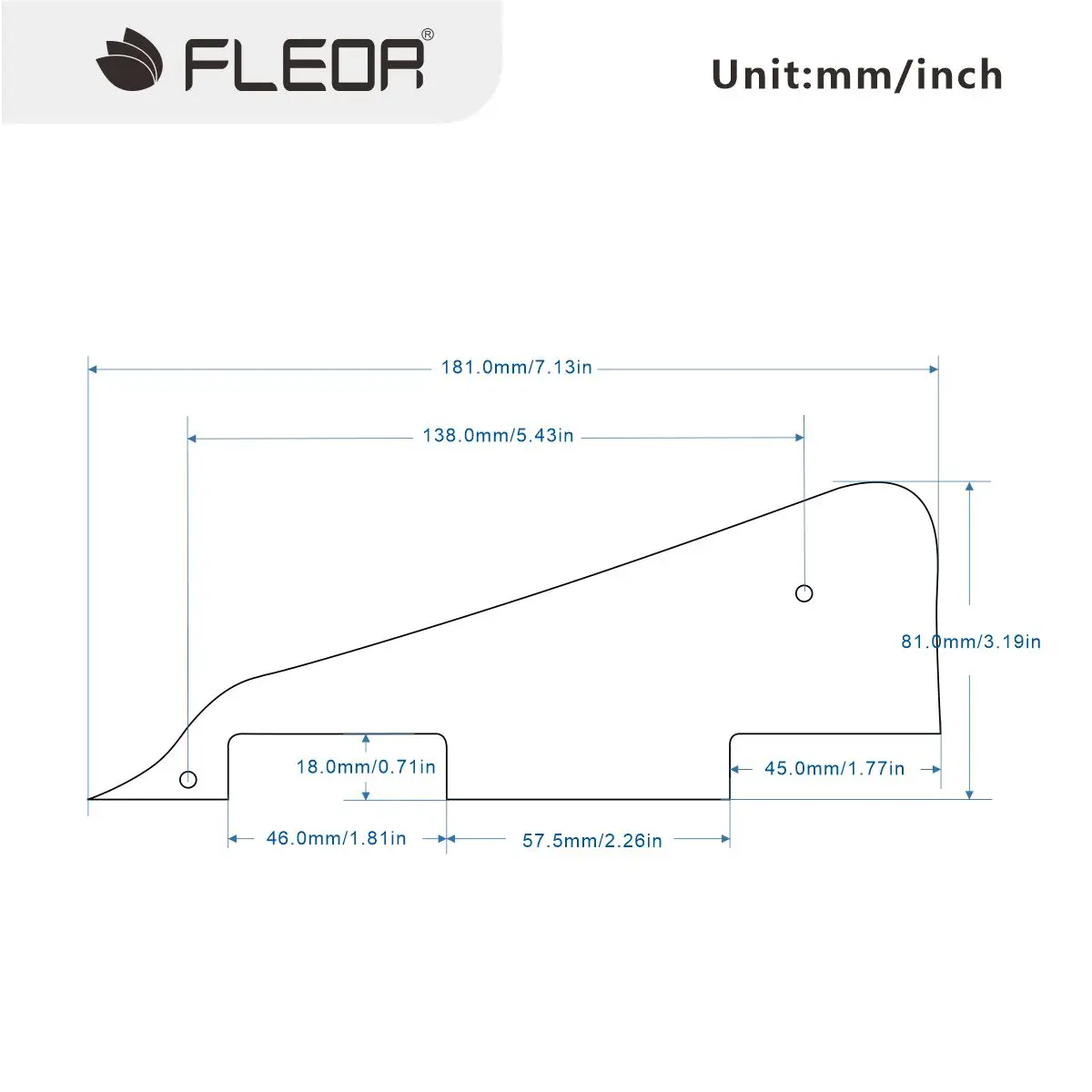 LP Guitar Pickguard Set in 6 Stylish Colors 6 LP Guitar Pickguard Set in 6 Stylish Colors - Image 6