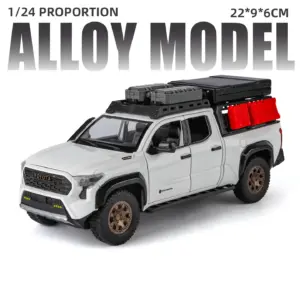 1:24 Toyota Tacoma Diecast Model with Sound & Lights 16 S7cf3faace68d4b2b9f990b87f5e7ec95O