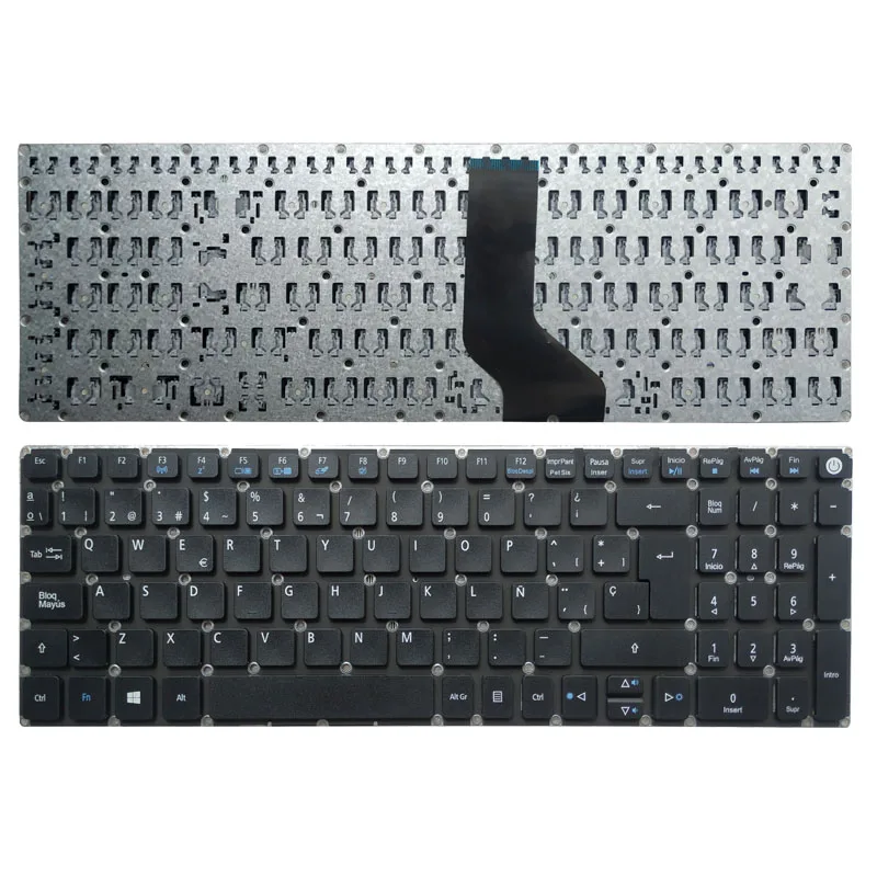 Acer Aspire Replacement Black Keyboard 7 Acer Aspire Replacement Black Keyboard - Image 7