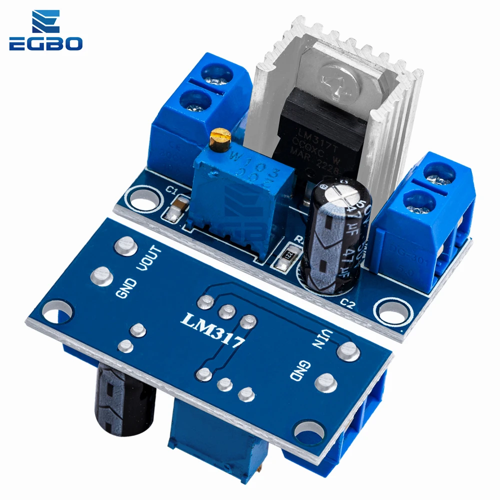 Adjustable LM317 Voltage Regulator Module 6 Adjustable LM317 Voltage Regulator Module - Image 6