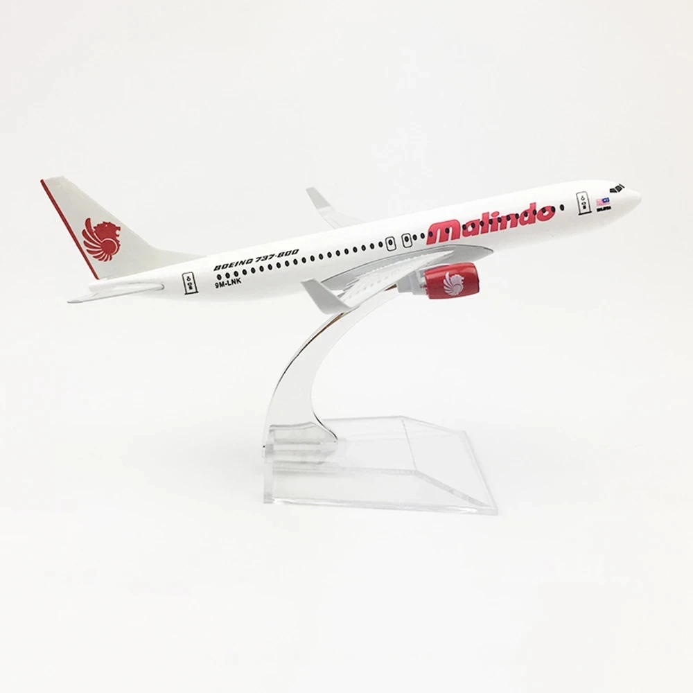 Malindo Airlines B737 16cm Diecast Model Aircraft 6 Malindo Airlines B737 16cm Diecast Model Aircraft - Image 6