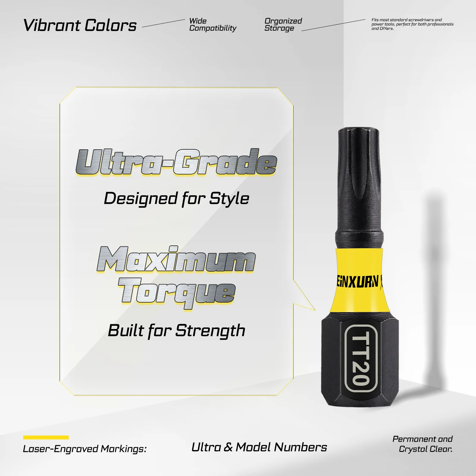 Impact Bit Set with Color Coding and Magnetic Holder 3 Impact Bit Set with Color Coding and Magnetic Holder - Image 3
