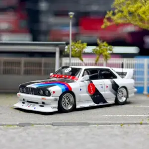 1/64 BMW E30 M3 Diecast Model with Decals 11 S7d55a86ab9ca41be9d0264fc254fa3bfs