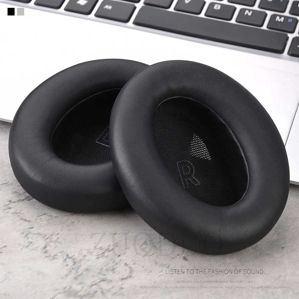 Bose QC Ultra Replacement Ear Pads Black Grey White 3 Bose QC Ultra Replacement Ear Pads Black Grey White - Image 3