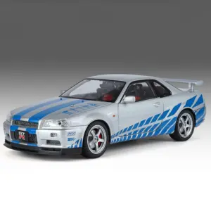 Nissan GTR R34 Skyline 1:18 Diecast Model 16 S7dc63a31f5644ff88c7a9da330e4cf43H