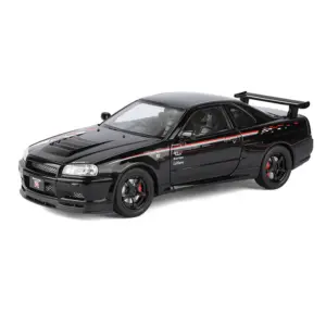 1:24 Scale Nissan GTR R34 Diecast Model Car 19 S7dd0202c1bc84bfca0145f29a0e9fb7du