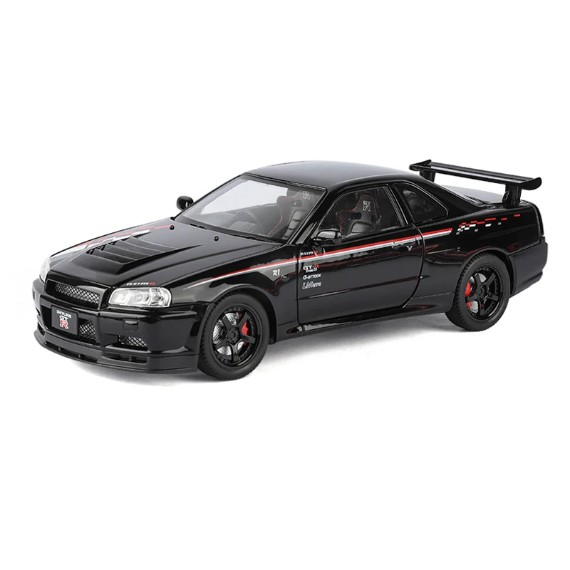 1:24 Scale Nissan GTR R34 Diecast Model Car 10 1:24 Scale Nissan GTR R34 Diecast Model Car - Image 10