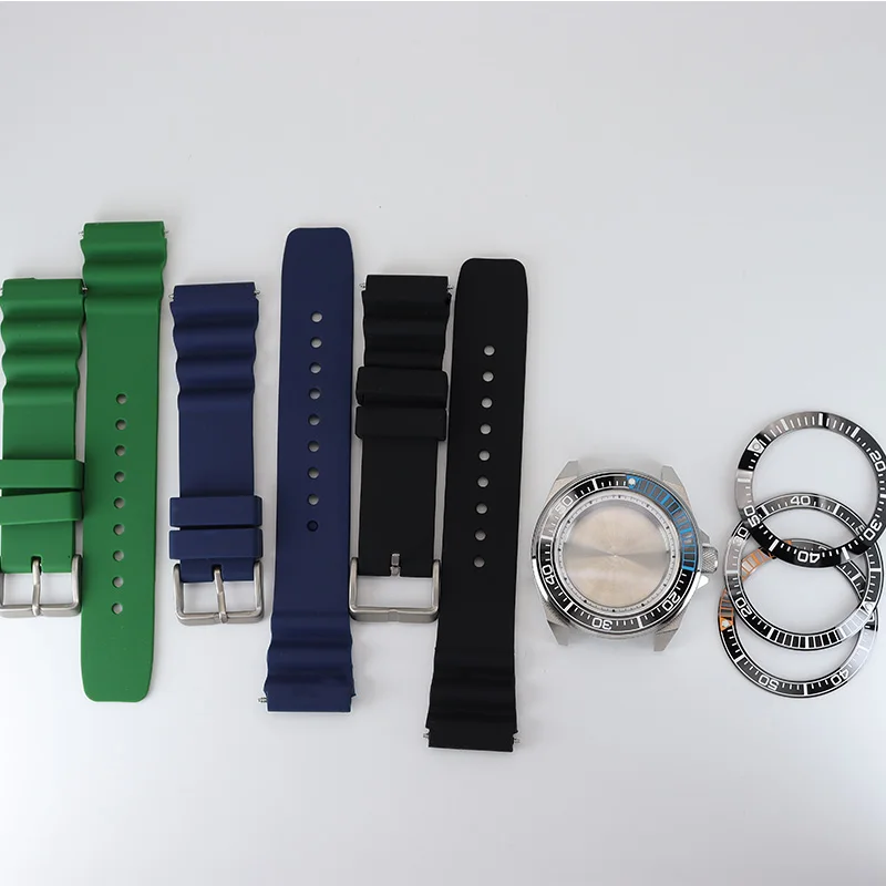 Modified Samurai Dive Watch Case Set 43.8mm 316L Steel 4 Modified Samurai Dive Watch Case Set 43.8mm 316L Steel - Image 4