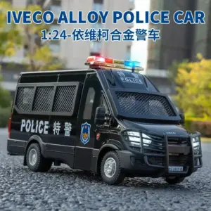 1:24 Scale Iveco SWAT Police Diecast Model 9 S7de5a2f781094d08a49894c04163474cw