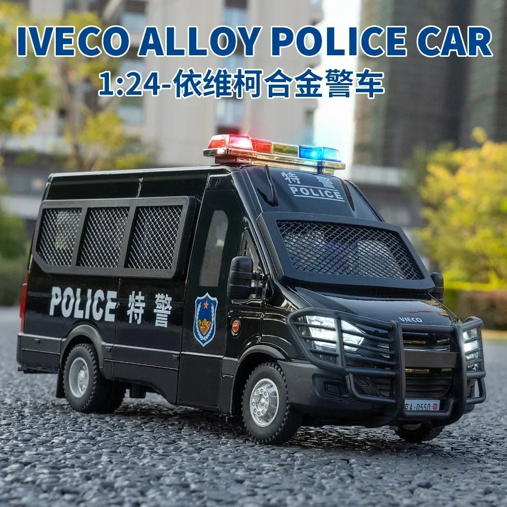 1:24 Scale Iveco SWAT Police Diecast Model 3 1:24 Scale Iveco SWAT Police Diecast Model - Image 3