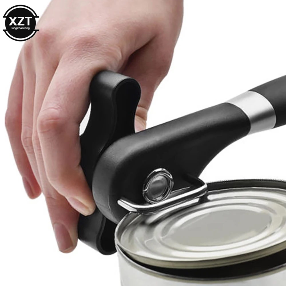 Black Food-Grade Stainless Steel Handheld Can Opener 6 Black Food-Grade Stainless Steel Handheld Can Opener - Image 6