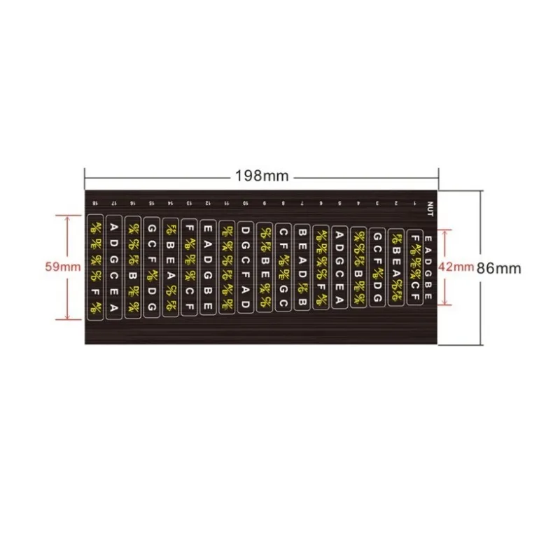 Guitar Fretboard Sticker Set for All Guitar Types 3 Guitar Fretboard Sticker Set for All Guitar Types - Image 3