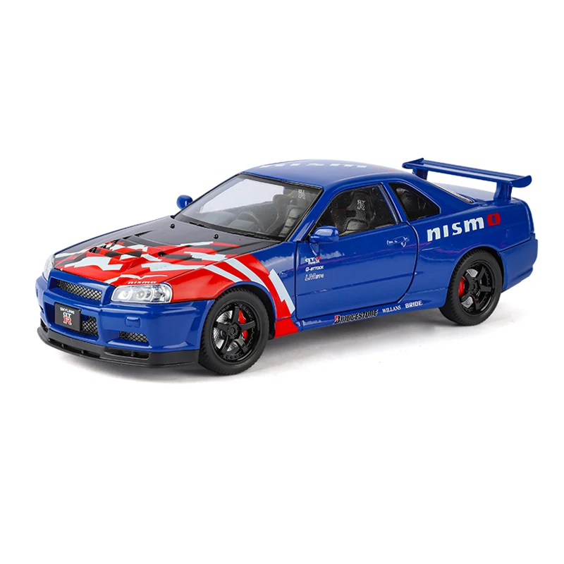 1:24 Scale Nissan GTR R34 Diecast Model Car 9 1:24 Scale Nissan GTR R34 Diecast Model Car - Image 9