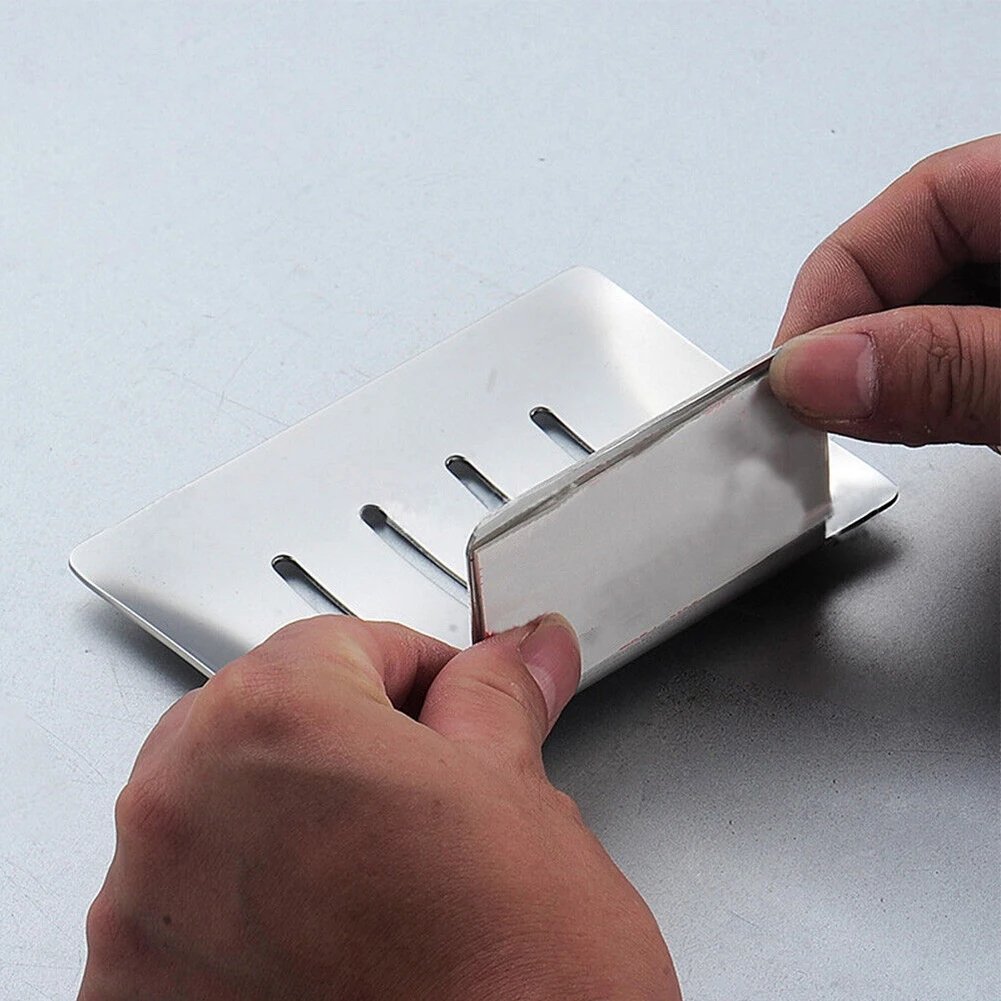 Stainless Steel Wall-Mounted Soap Holder 4 Stainless Steel Wall-Mounted Soap Holder - Image 4