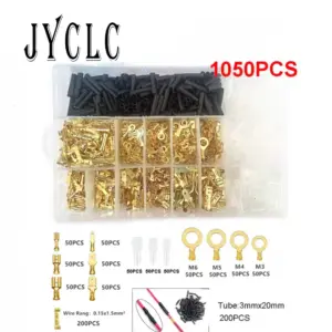 JYCLC 1050 Piece Cold Crimping Terminal Set