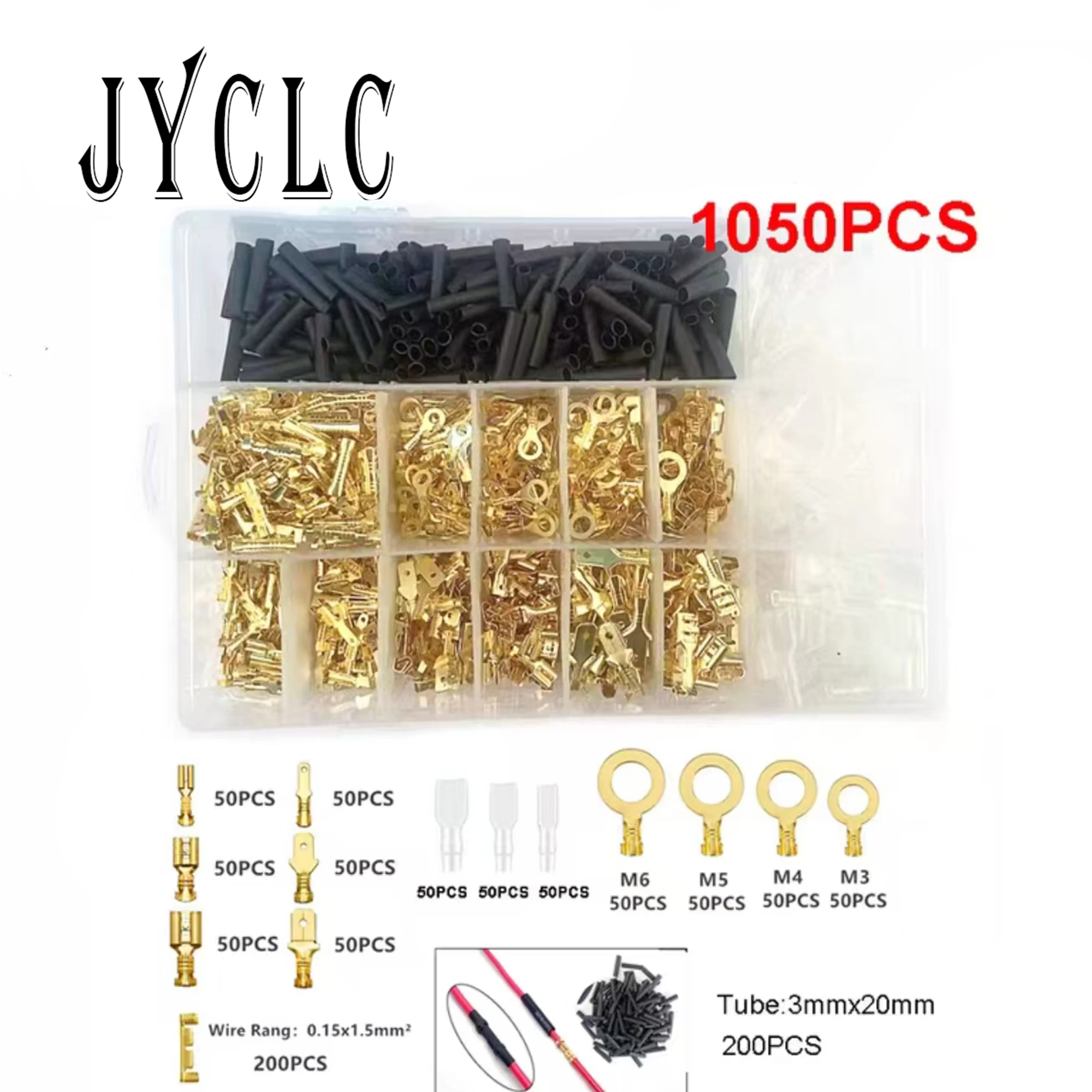 JYCLC 1050 Piece Cold Crimping Terminal Set 1 JYCLC 1050 Piece Cold Crimping Terminal Set