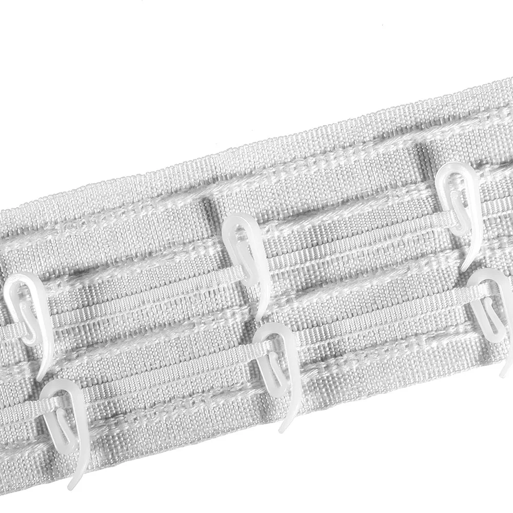 White Plastic Curtain Hooks Set (50/100/200) 4 White Plastic Curtain Hooks Set (50/100/200) - Image 4