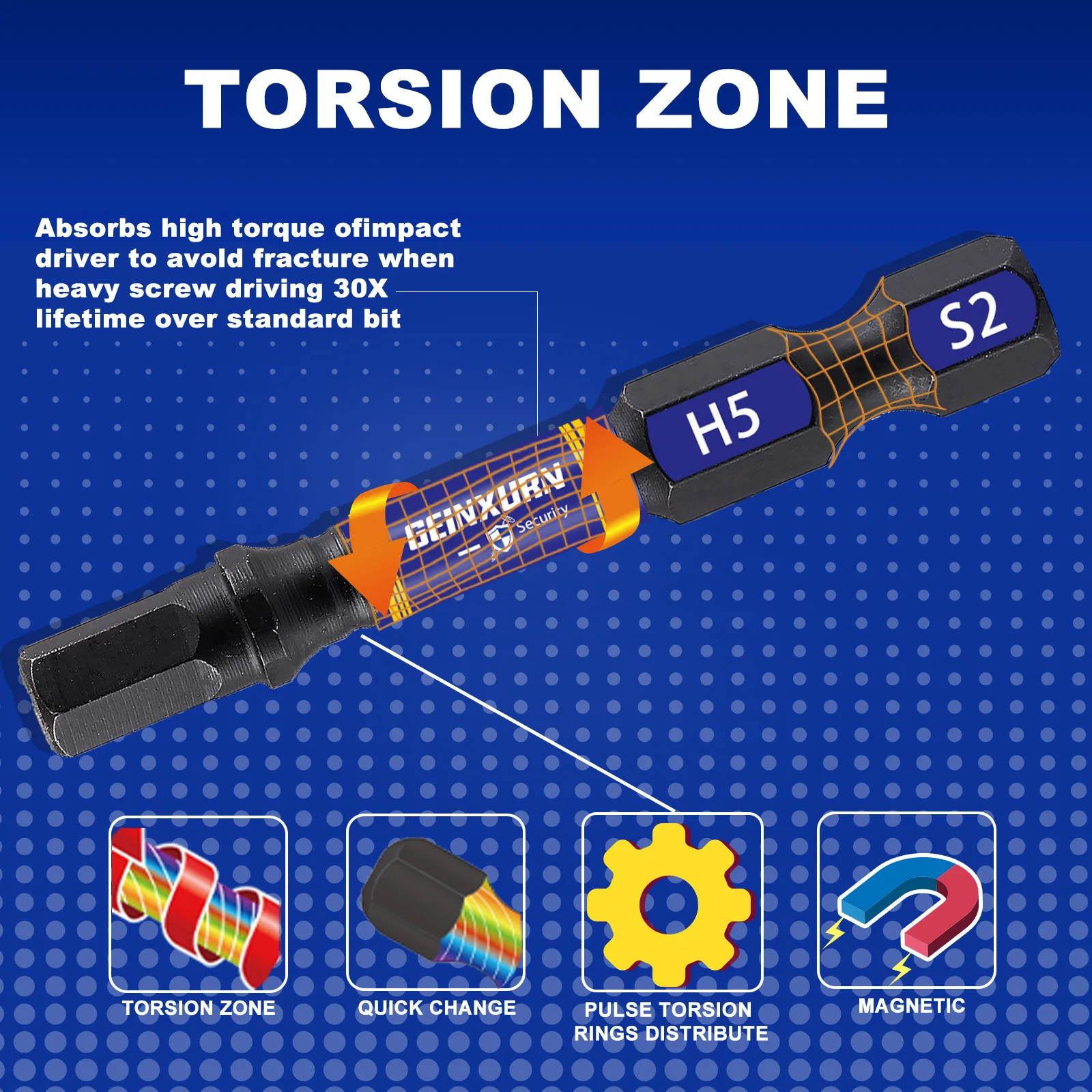 Impact-Resistant Hex Bits Set 1.5mm-8.0mm 4 Impact-Resistant Hex Bits Set 1.5mm-8.0mm - Image 4