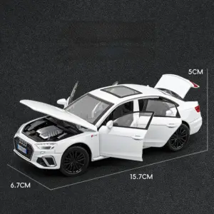 White 1:32 Diecast Car Model with Sound 13 S7f211d2711084c4cb5726f89627be679y