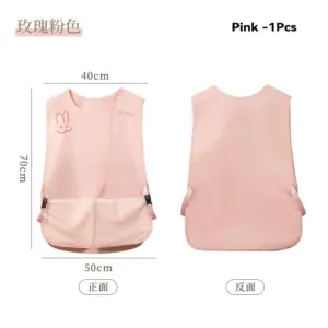 Waterproof Kitchen Apron with Large Pocket 14 S7f51fc83842345e3a7b6bf8d90d47050Q