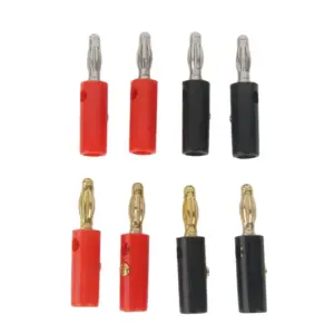 ELEABC Gold-Plated Banana Plugs Set (5 or 10)