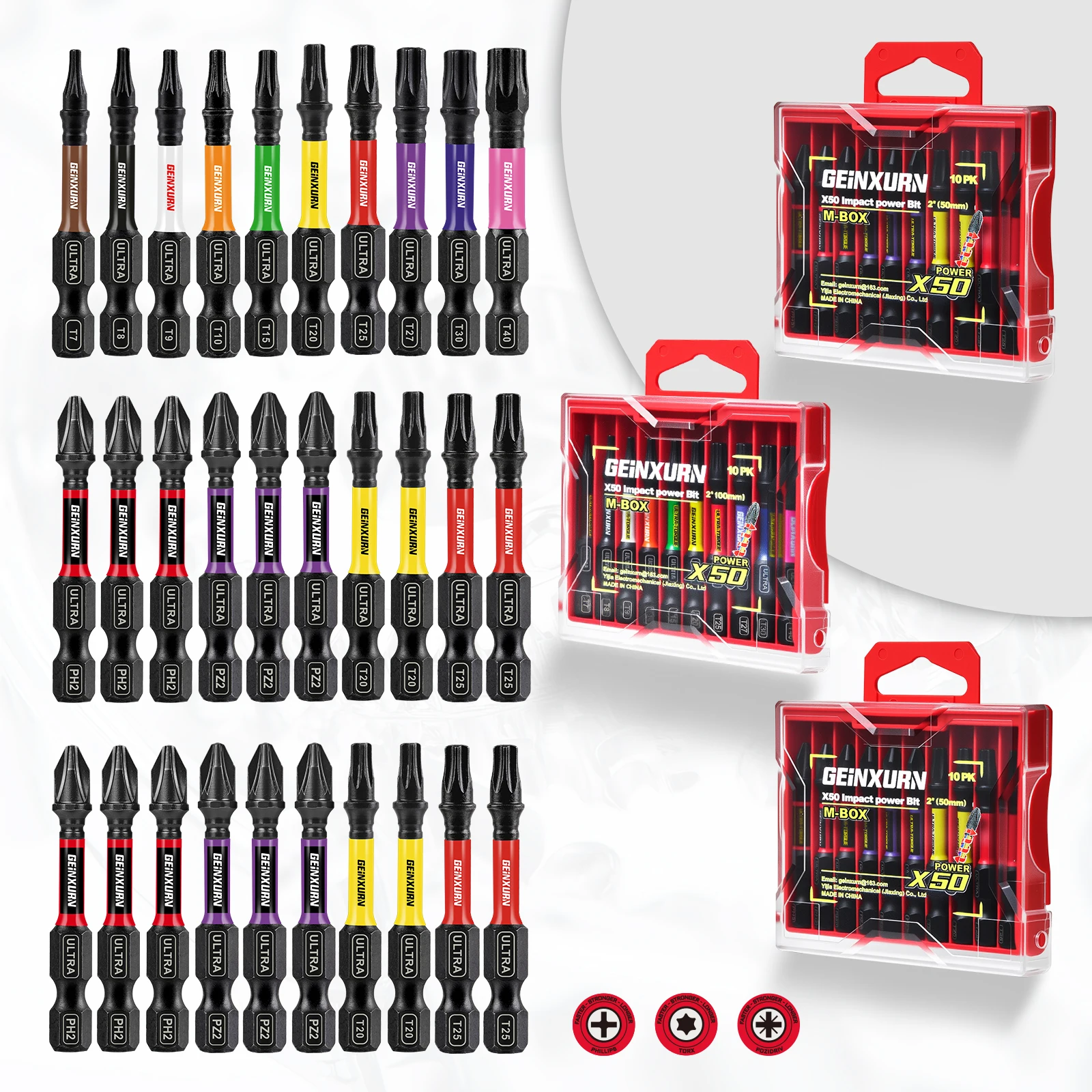 Impact Magnetic Screwdriver Bit Set for Professionals 1 Impact Magnetic Screwdriver Bit Set for Professionals