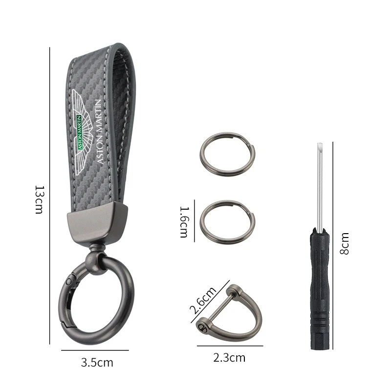 Aston Martin Carbon Fiber Motorcycle Keychain 5 Aston Martin Carbon Fiber Motorcycle Keychain - Image 5
