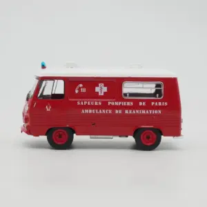 Peugeot J7 Fire Ambulance 1:43 Diecast Model 7 S7f8902ac8d09441e8c38879a341265edd