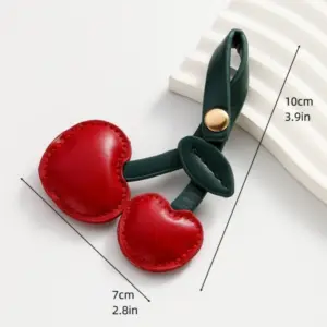 Cherry-Themed Leather Keychain for Women 14 S7f97eadd2ca34c1da9a3c080a9d1e102a