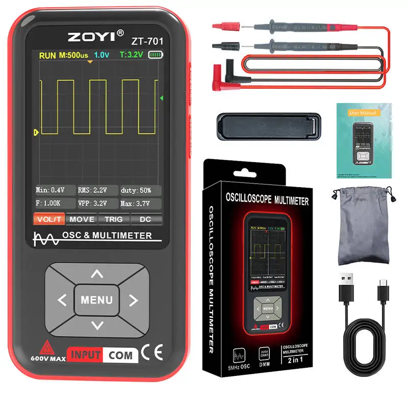 ZT-701 Portable Digital Oscilloscope and Multimeter 6 ZT-701 Portable Digital Oscilloscope and Multimeter - Image 6