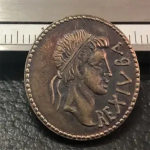 Mauretania Juba II Denarius Replica Coin