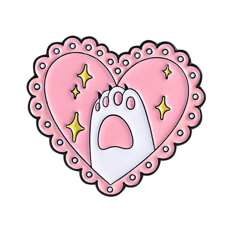 Cute Cat Love Brooch Set for Fashion 8 Cute Cat Love Brooch Set for Fashion - Image 8