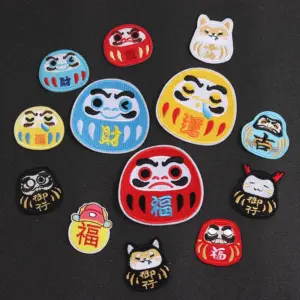 Cartoon Cute Wealth Lucky Doll Iron-On Patch