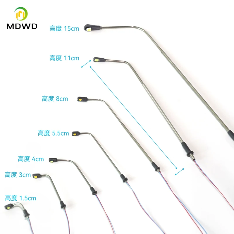 HO Scale Miniature Street Lamps Set (30 Pieces) 3 HO Scale Miniature Street Lamps Set (30 Pieces) - Image 3