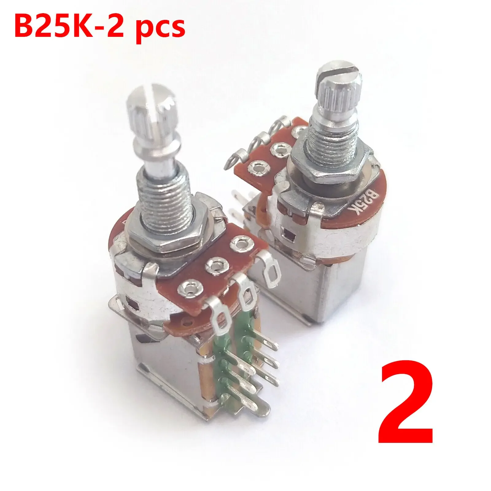 Push-Pull Guitar Potentiometer Set 25K-500K 9 Push-Pull Guitar Potentiometer Set 25K-500K - Image 9