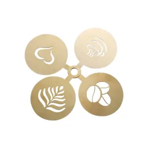 Stainless Steel Coffee Art Stencil Set 10 S80858b308f8b452f89551b78f64c0af8v