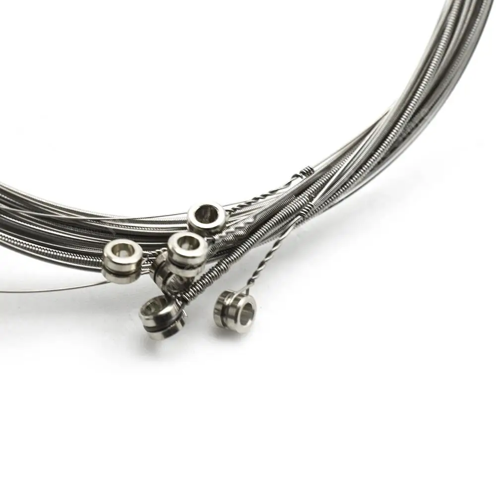 Silver Stainless Steel Electric Guitar Strings Set 2 Silver Stainless Steel Electric Guitar Strings Set - Image 2