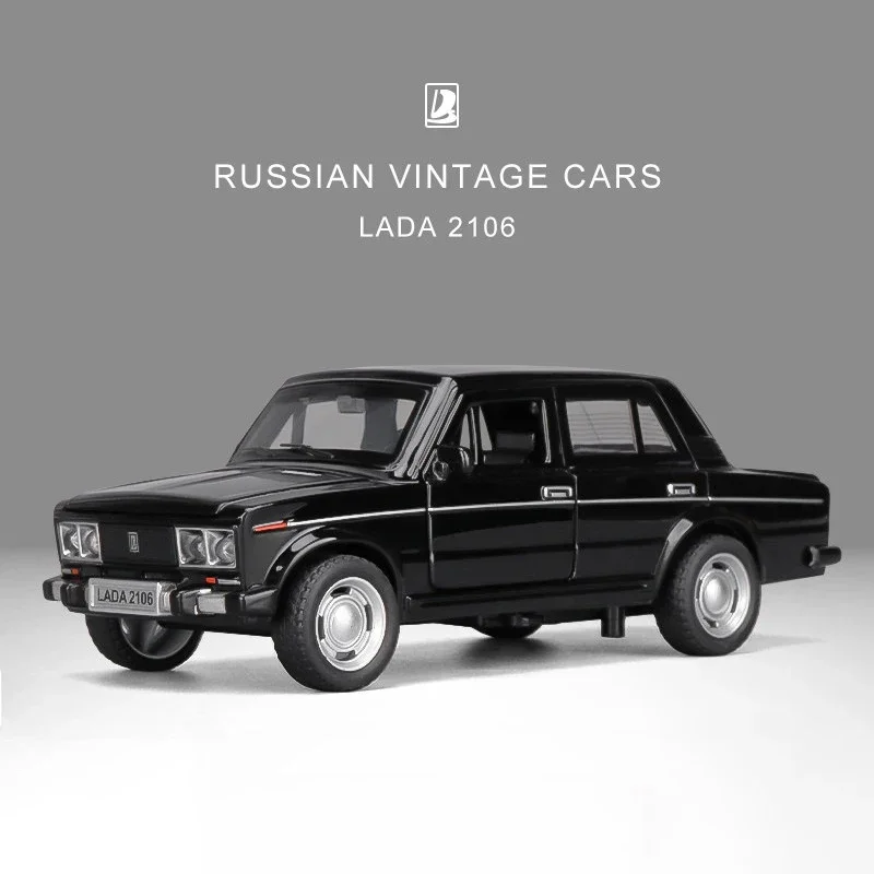 Vintage Russian LADA 2106 1:32 Diecast Model 5 Vintage Russian LADA 2106 1:32 Diecast Model - Image 5