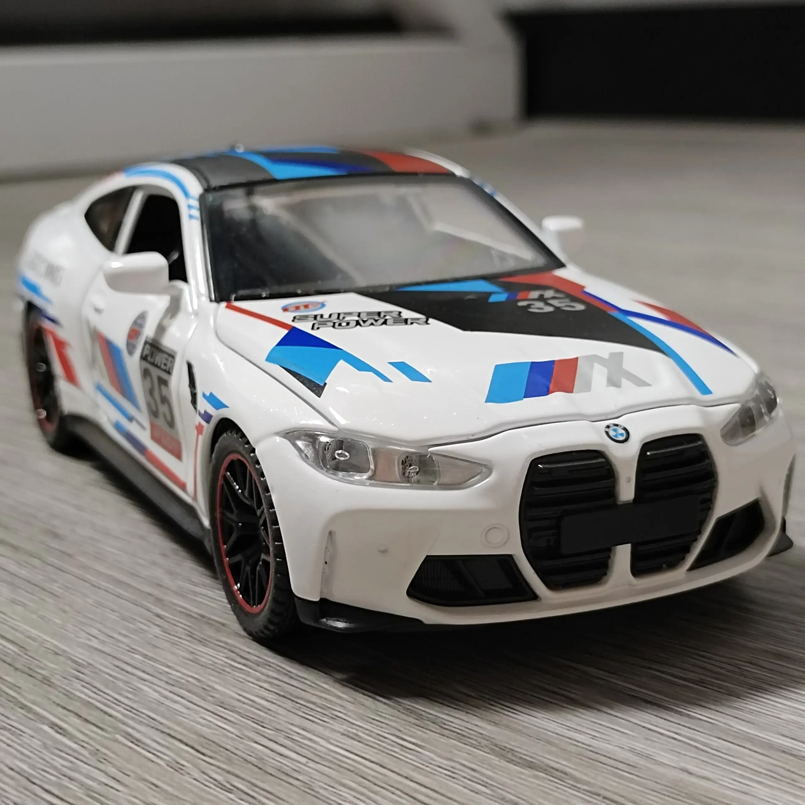 BMW M4 Track Version 1:32 Diecast Model Car 3 BMW M4 Track Version 1:32 Diecast Model Car - Image 3